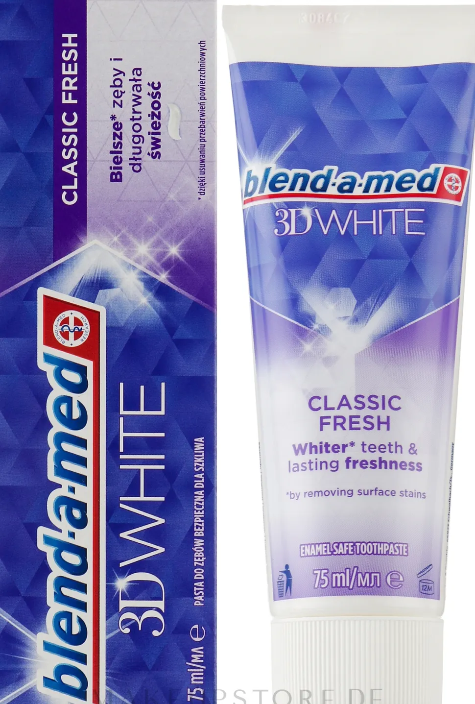 Aufhellende Zahnpasta 3D White
