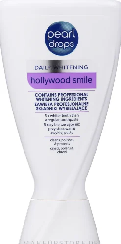 Aufhellende Zahnpasta für strahlende Zähne Hollywood Smile