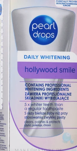 Aufhellende Zahnpasta für strahlende Zähne Hollywood Smile