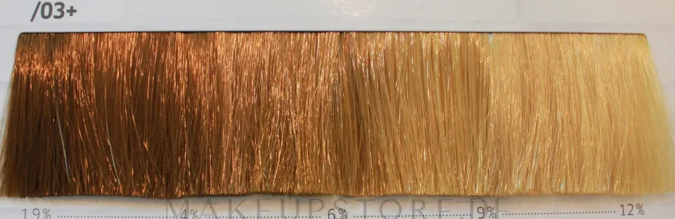 Aufhellungspulver für das Haar mit Farbnuancen