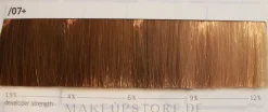 Aufhellungspulver für das Haar mit Farbnuancen
