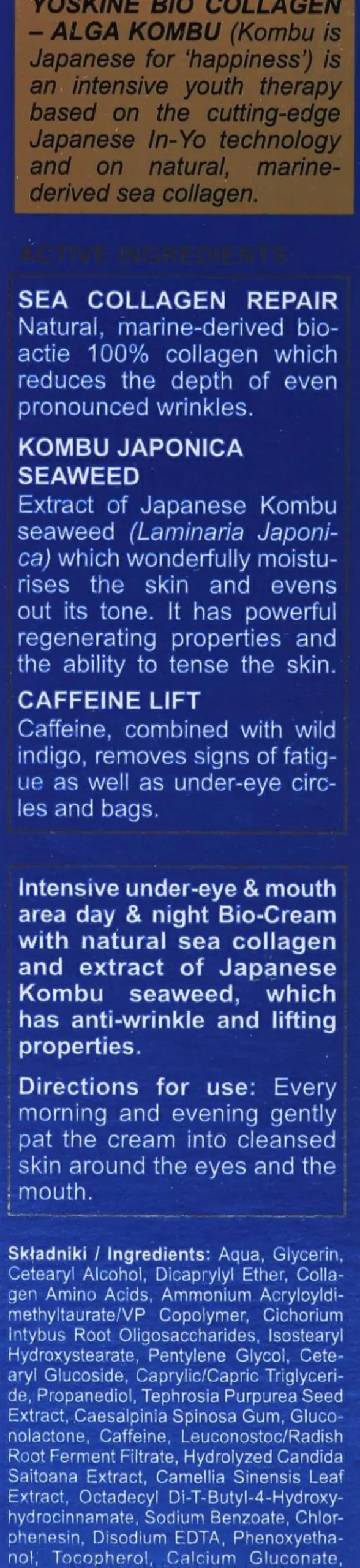Augen- und Mundcreme gegen Falten