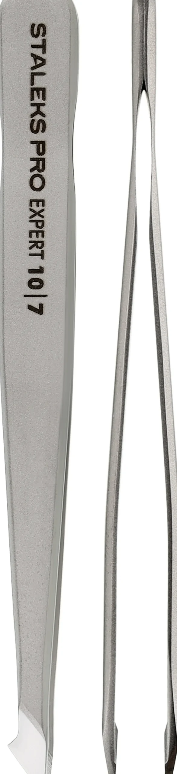 Augenbrauenpinzette, TE-10/7, abgeschrägt, scharf