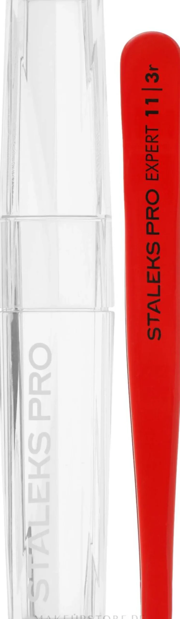 Augenbrauenpinzette TE-11/3r rot
