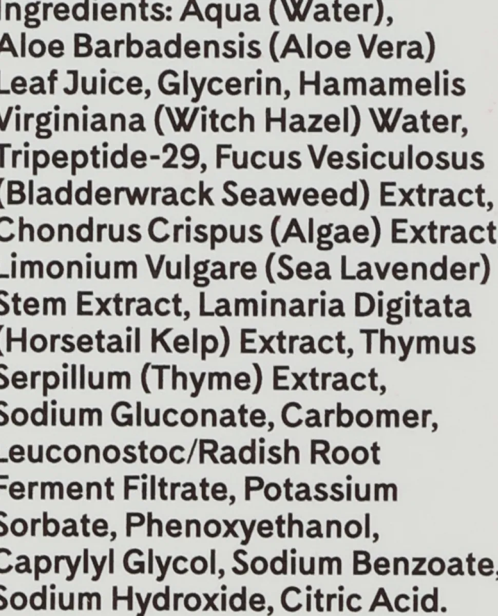 Augenkonturgel mit Peptiden und Meeresalgen
