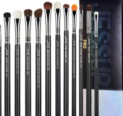 Augen-Make-up-Pinselset, T339, 12 Stk.