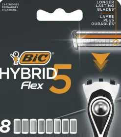 Austauschbare Rasierklingen Flex 5 Hybrid 8 St.