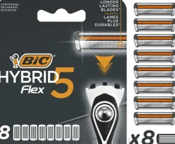 Austauschbare Rasierklingen Flex 5 Hybrid 8 St.