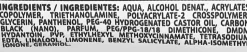 Auswaschbares schwarzes Styling-Gel