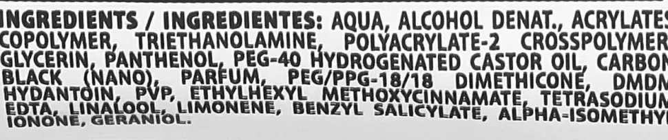 Auswaschbares schwarzes Styling-Gel