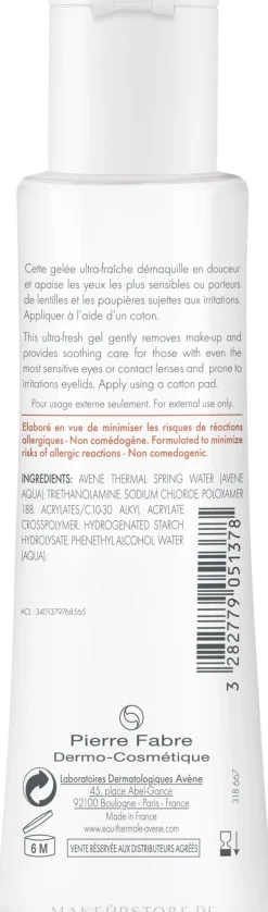 Avene Soins Essentiels Gentle Eye Make-Up Remover