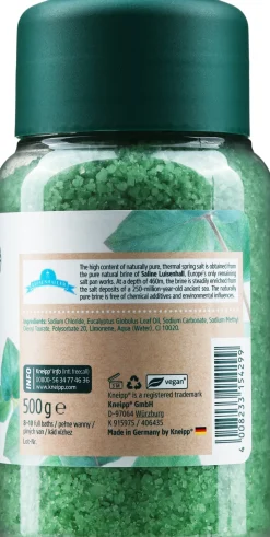 Badekristalle mit ätherischem Eukalyptusöl