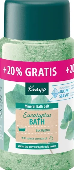Badekristalle mit ätherischem Eukalyptusöl