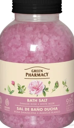 Badesalz Damaszener Rose und weißer Moschus