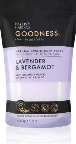Badesalz mit Lavendel und Bergamotte