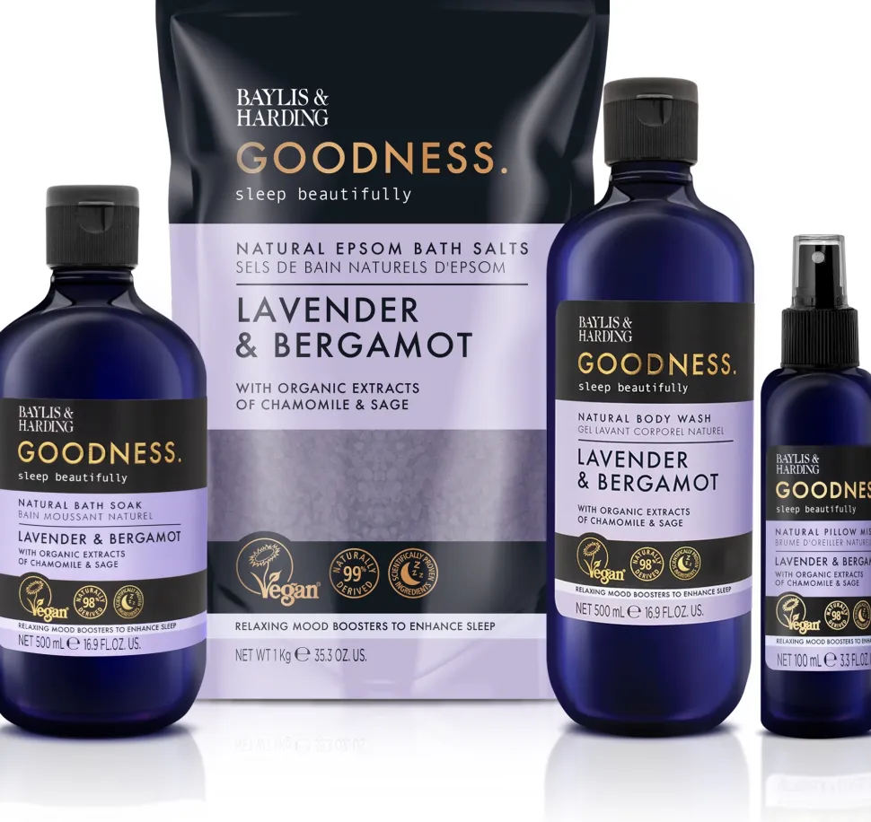 Badesalz mit Lavendel und Bergamotte