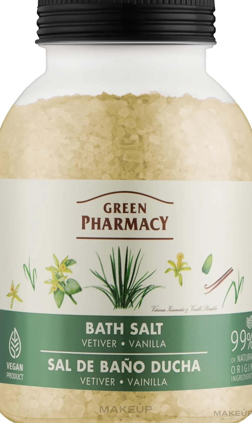 Badesalz mit Vetiver und Vanille