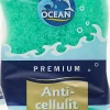 Badeschwamm Anticellulit gelb-grün