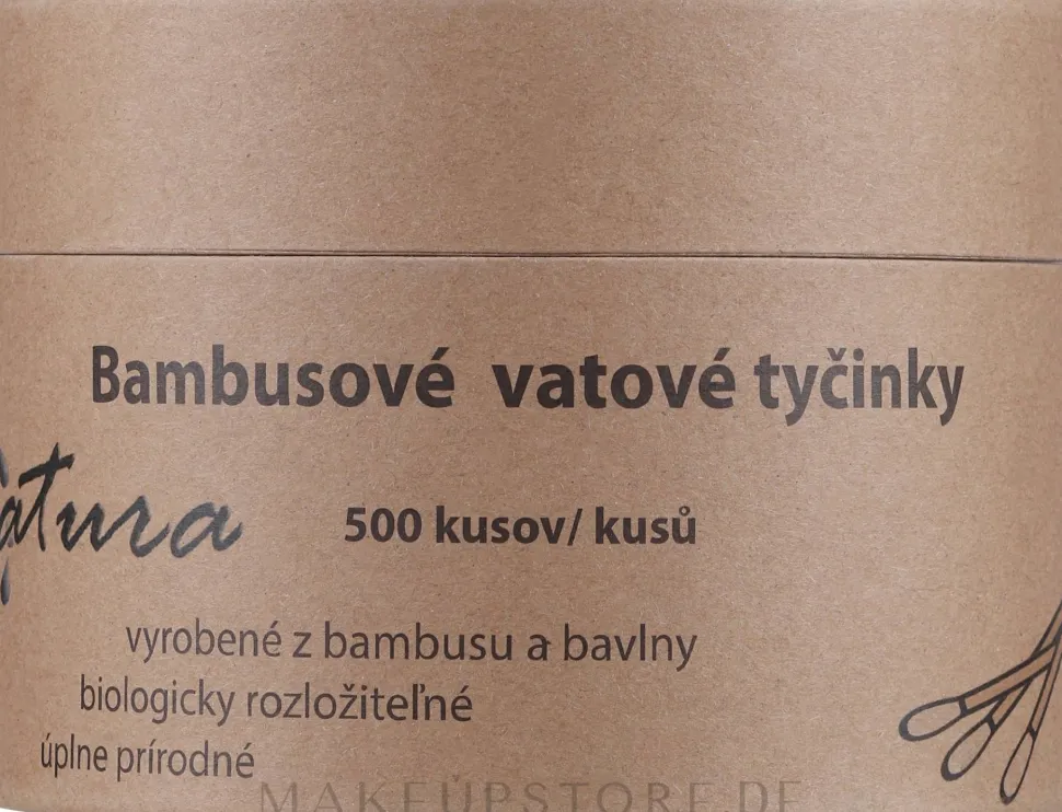 Bambus-Wattestäbchen