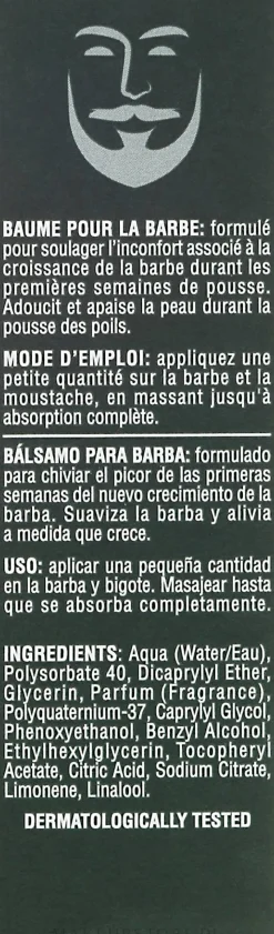 Bartbalsam mit Zypresse- und Vetiverduft