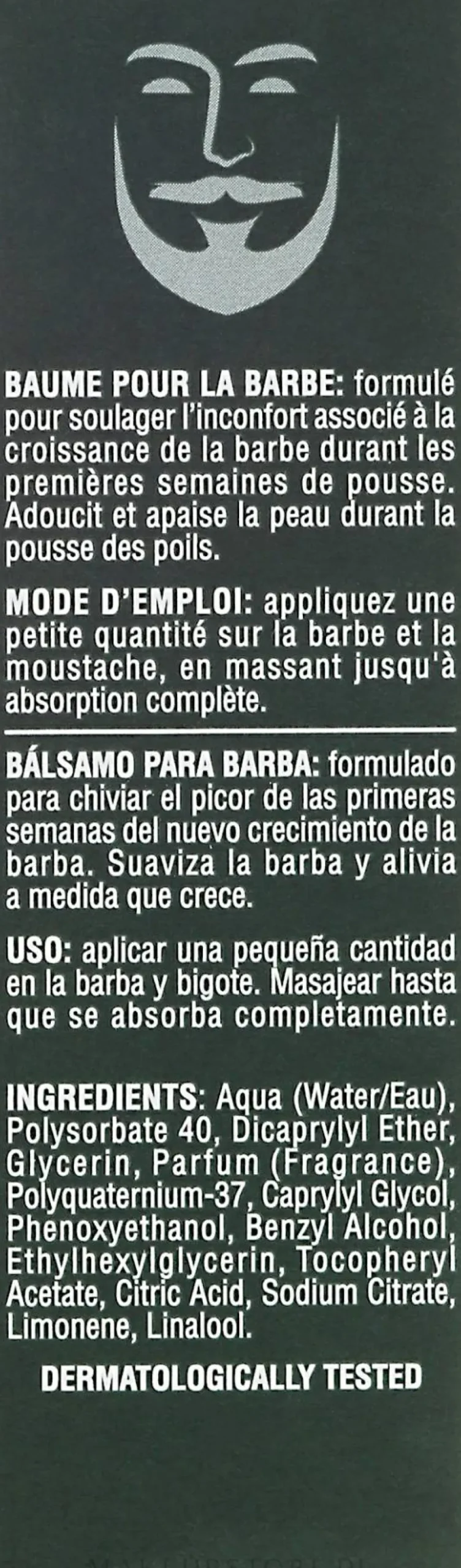 Bartbalsam mit Zypresse- und Vetiverduft