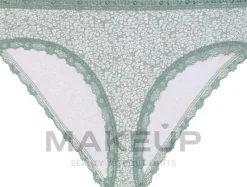 Baumwollhöschen für Damen Blumenmuster mit Spitze 3 St.