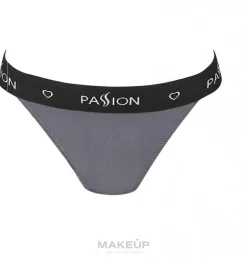 Baumwoll-Tanga-Höschen mit breitem Gummiband PS015 dark grey