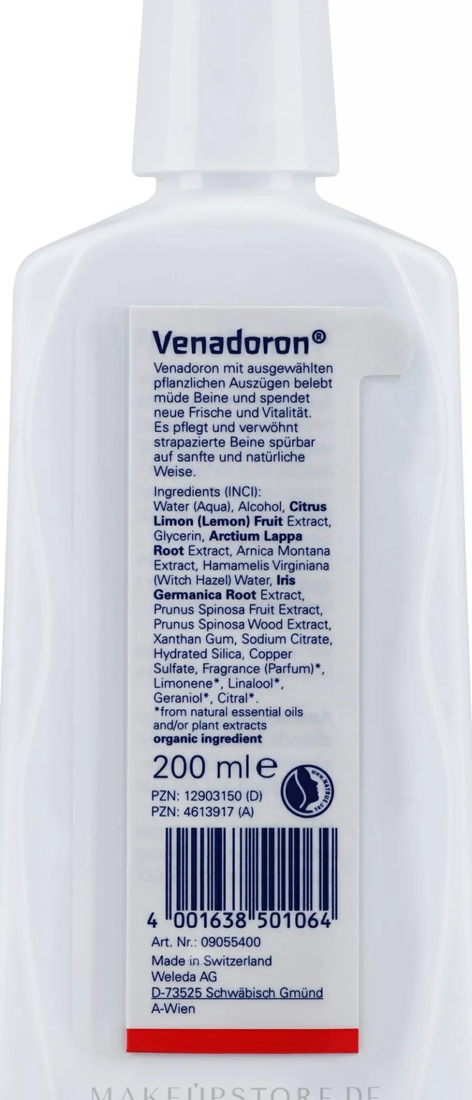 Belebende Emulsion für Beine