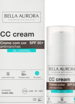 Bella Aurora CC Anti-Spot Cream SPF50 Oil Free
