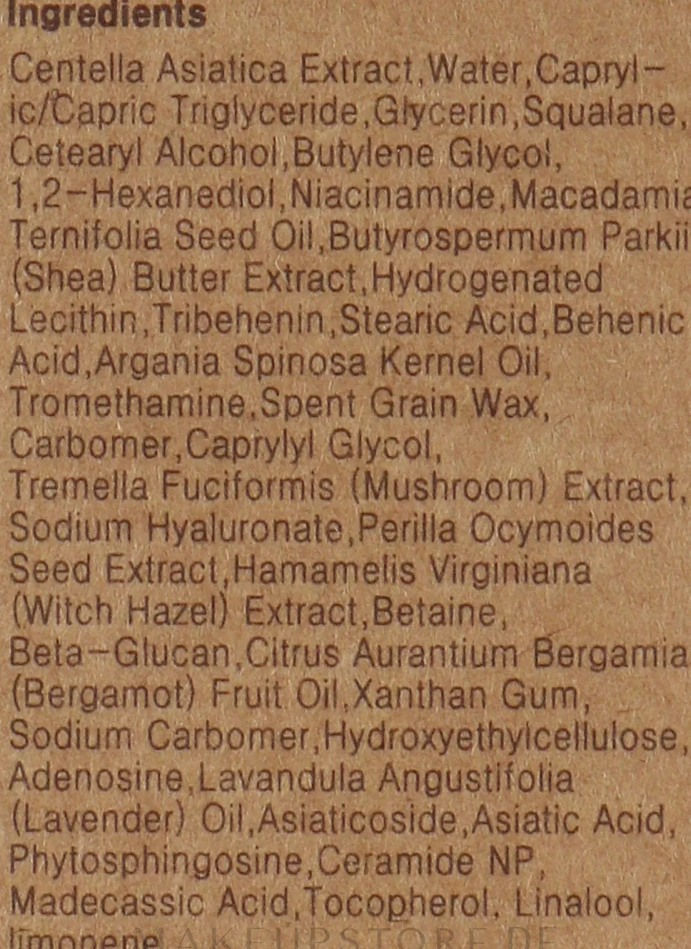 Beruhigende Gesichtscreme mit Centella Asiatica