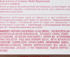 Beruhigender Balsam mit Himbeersamenöl und Sheabutter für rissige Lippen