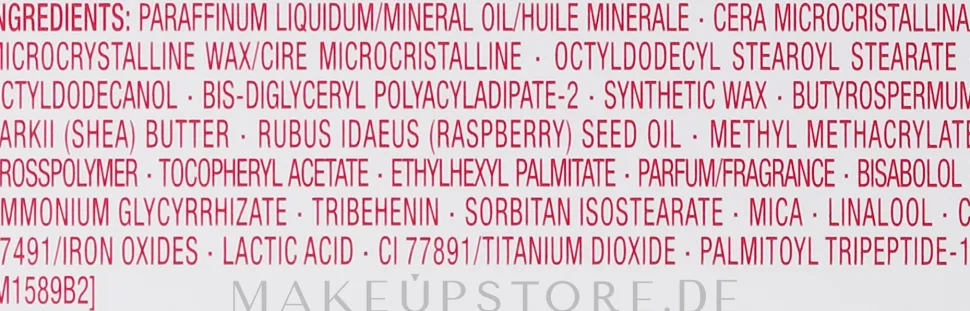 Beruhigender Balsam mit Himbeersamenöl und Sheabutter für rissige Lippen