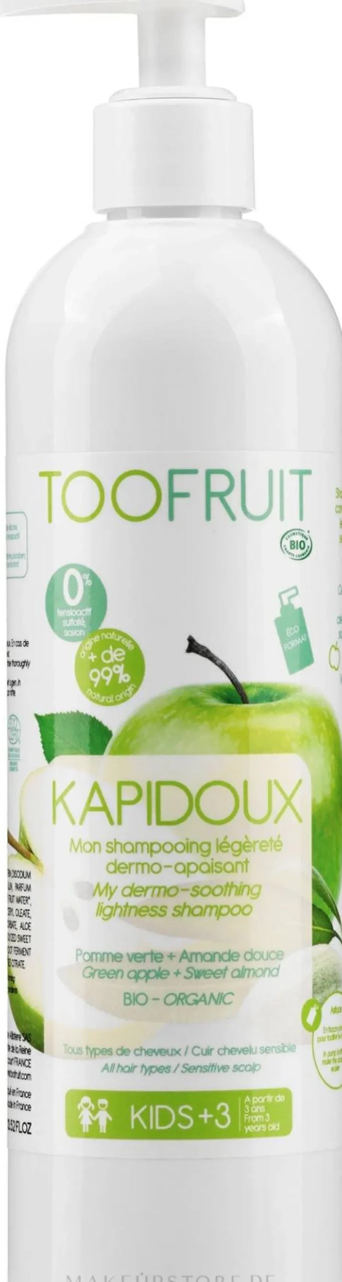 Beruhigendes Shampoo mit Apfel und Mandeln