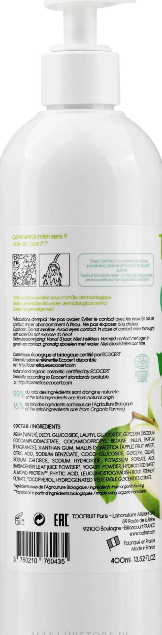 Beruhigendes Shampoo mit Apfel und Mandeln