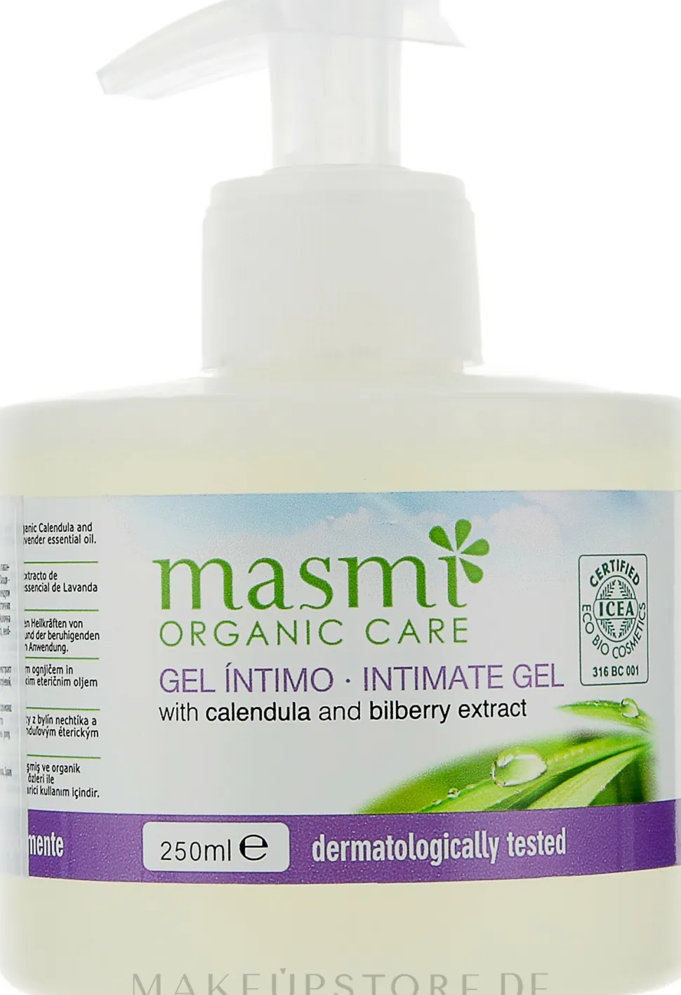 Bio Gel für die Intimhygiene mit Ringelblume und Heidelbeerextrakt