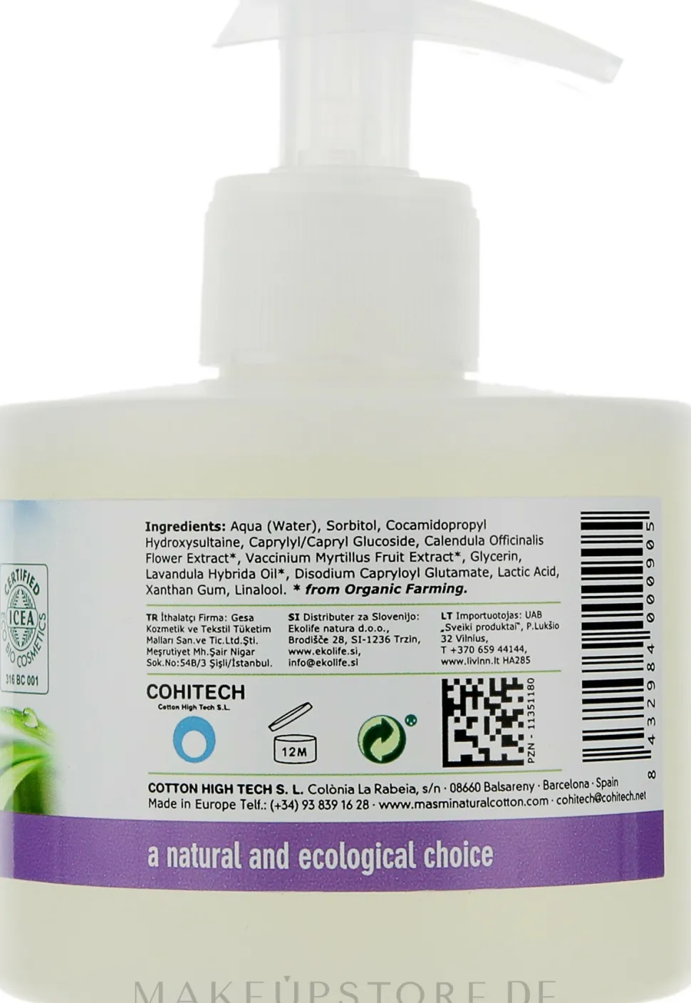 Bio Gel für die Intimhygiene mit Ringelblume und Heidelbeerextrakt