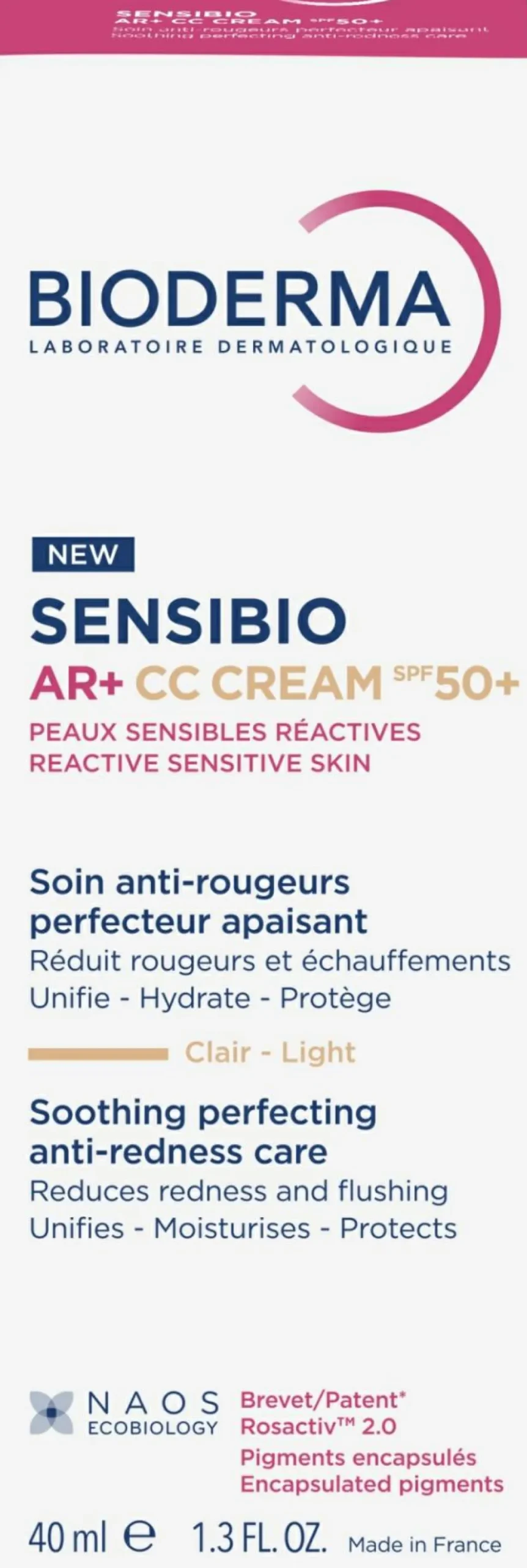 Bioderma Sensibio AR+ CC Cream SPF50+