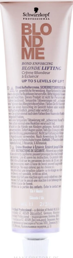 Blond Aufhellercreme