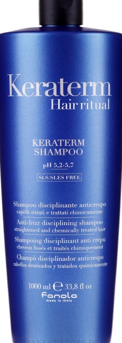 Bändigendes Anti-Frizz Shampoo mit Keratin und Sheabutter