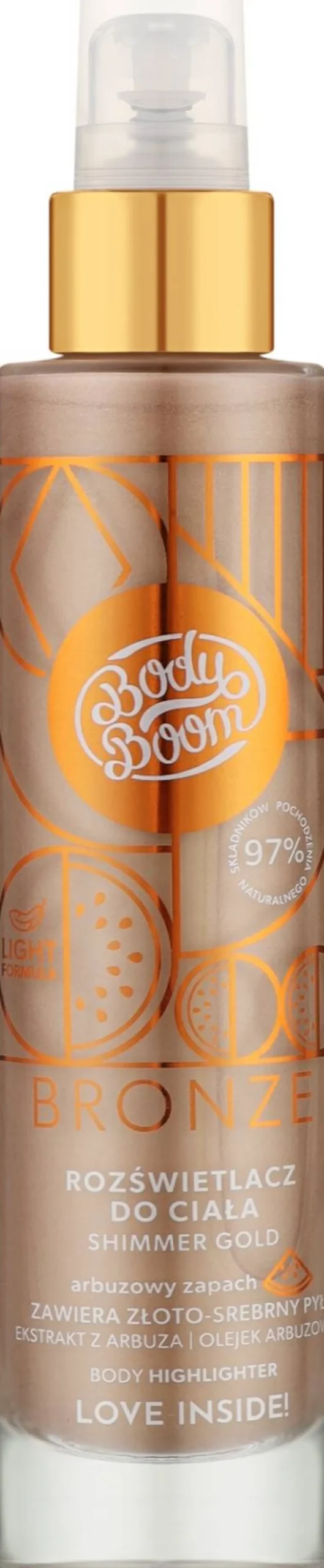 BodyBoom Bronze Shimmer Gold 97% Ingredients Of Natural Origin
