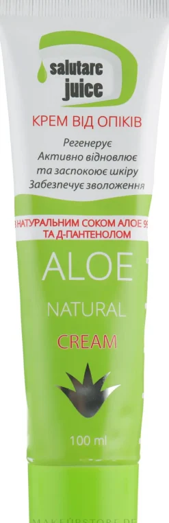 Brandcreme mit Aloe-Saft und D-Panthenol