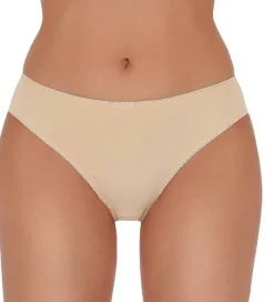 Brasilianischer Slip, Basic Panties 002, beige, 3 Stk.