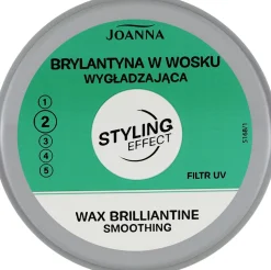 Brillantine in Wachs zur Haarglättung