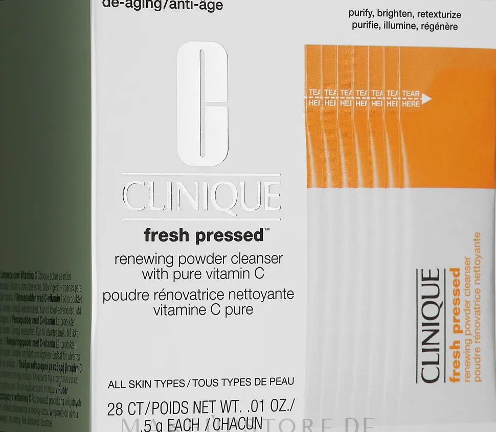 Clinique Fresh Pressed Renewing Powder Cleanser with Pure Vitamin C