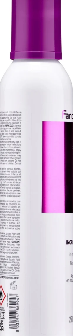 Conditioner-Mousse gegen Gelbstich für aufgehelltes, blondes und gesträhntes Haar