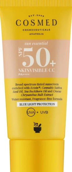 Cosmed Sun Essential Skinvisible CC SPF50 Tined Sunscreen