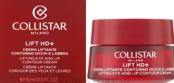 Creme für die Haut um die Augen und Lippen