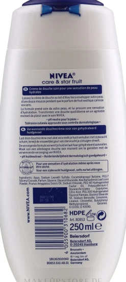 Cremedusche mit Aloe Vera Milch und Sternfrucht-Duft