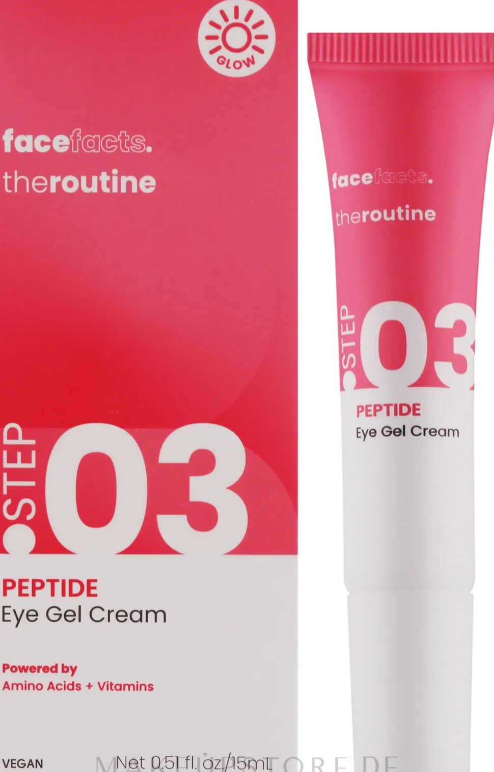 Creme-Gel für die Haut um die Augen mit Peptiden
