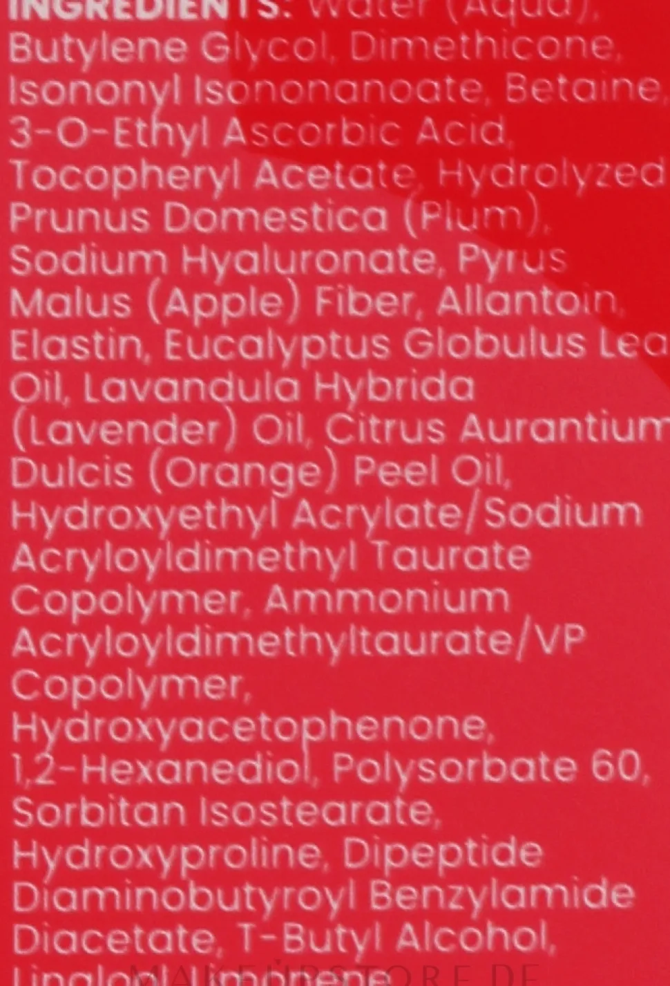 Creme-Gel für die Haut um die Augen mit Peptiden